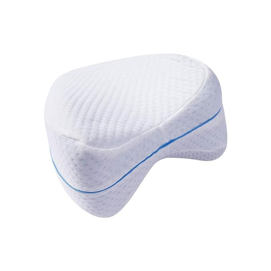 Memory Foam Leg Pillow for Hip Knee Leg and Back Support Pain Relief for Side Sleepers and Pregnant Women with Washable Cover