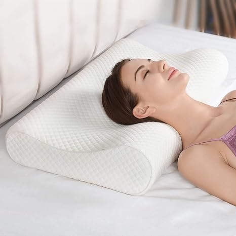 Orthopedic Memory Foam Pillows Supports Neck Pain and Shoulder Pain for Sleeping, Ergonomic Cervical Pillow Neck Support Pillow for Side Back
